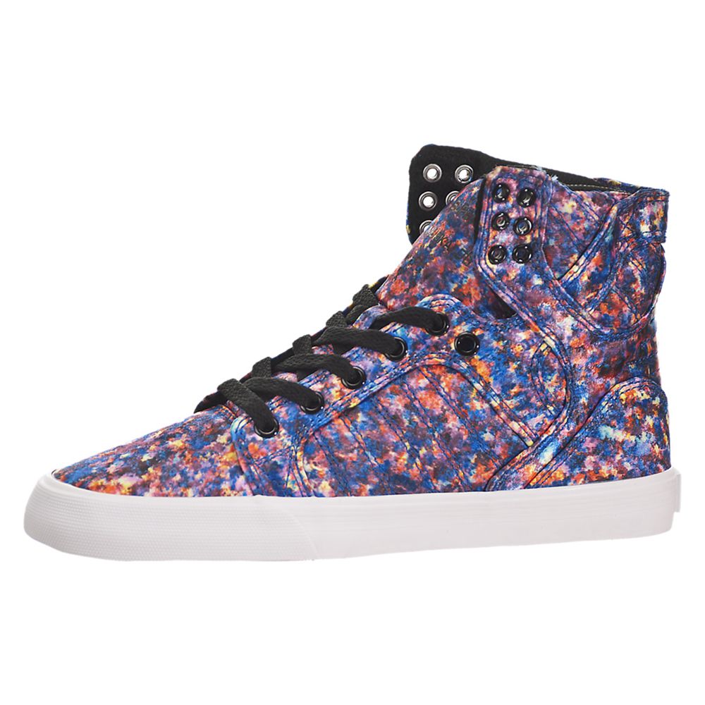 Baskets Montantes Supra SkyTop Multicolore Pastel/White Femme | IRJ-97220692